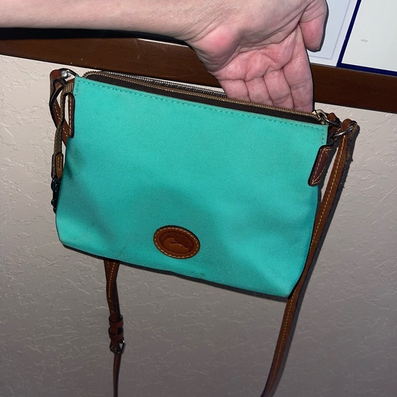 Dooney & Bourke Turquoise crossbody Pouch - Picture 2 of 12